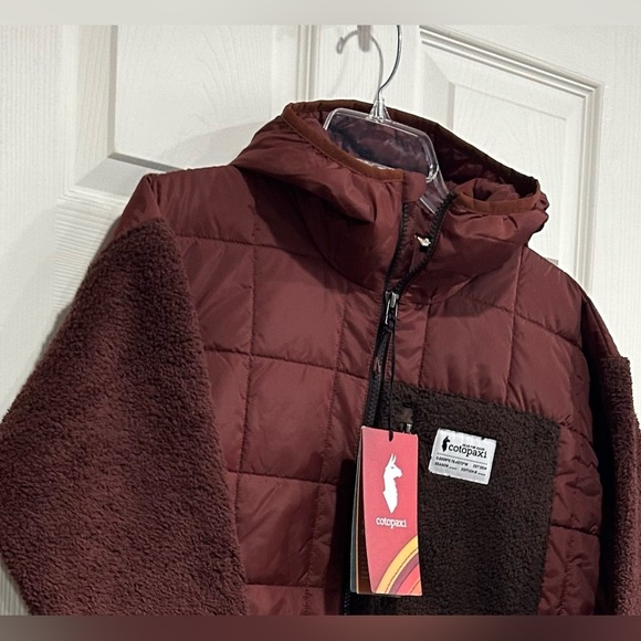 Cotopaxi Men's Medium Trico Hybrid Jacket Rusty Chestnut NWT Hood Insulated - Picture 10 of 15